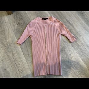Alexander Wang pink knit top
